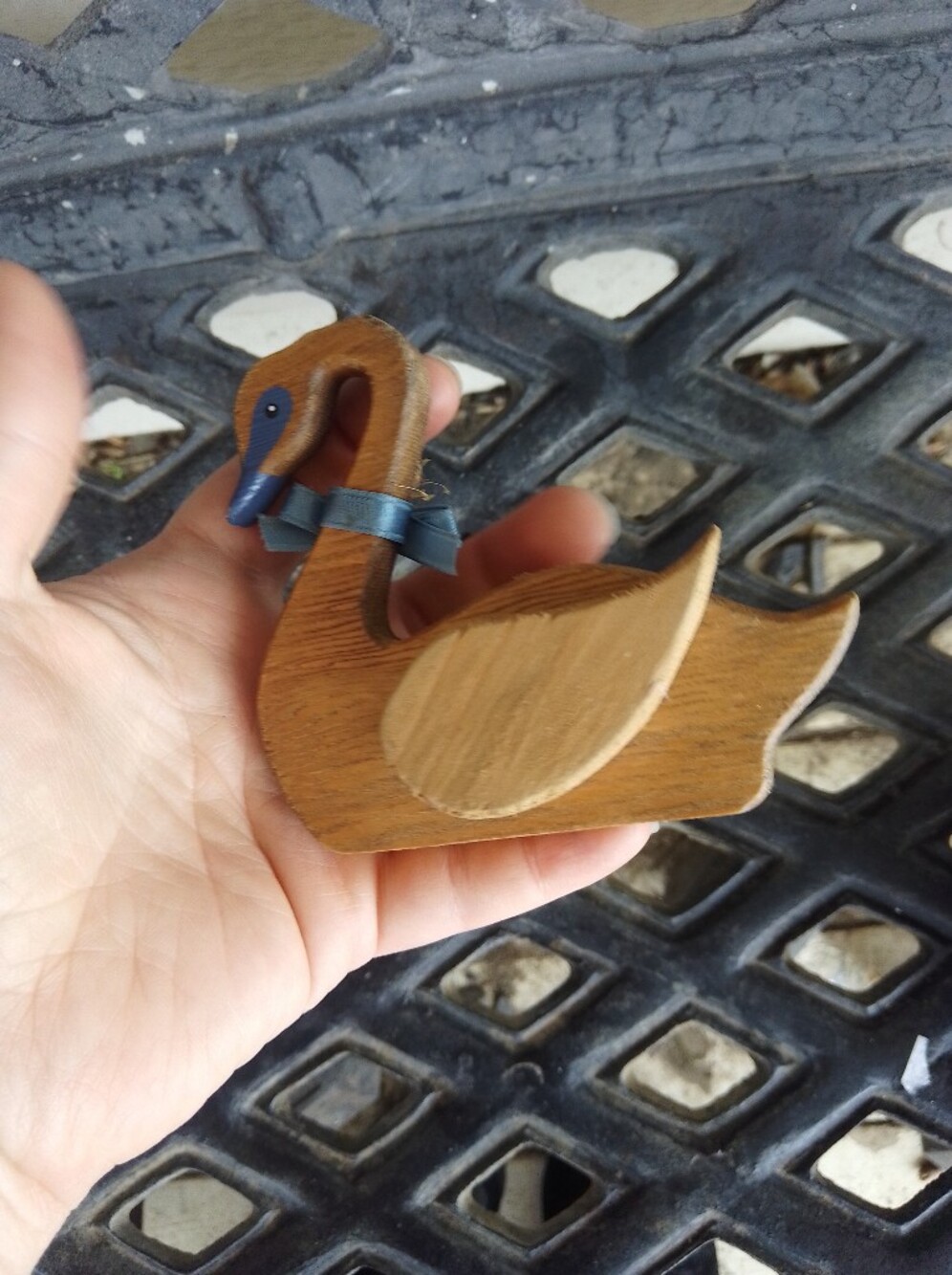 Small Wooden Goose